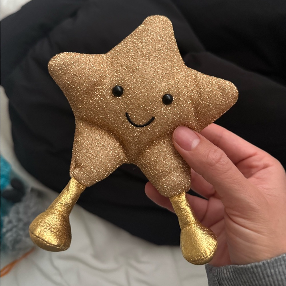 Jelly cat gold amuseable star